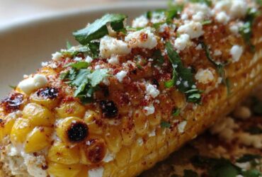 Air fryer Mexican street corn
