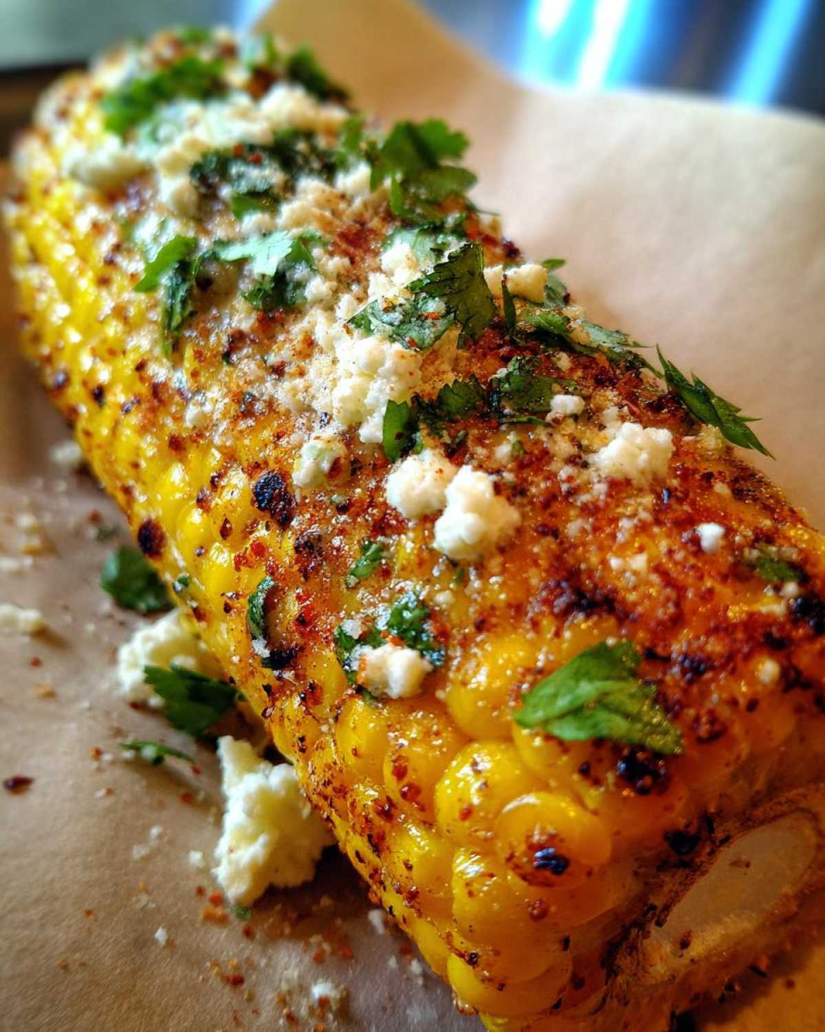 Air fryer Mexican street corn - detail 4