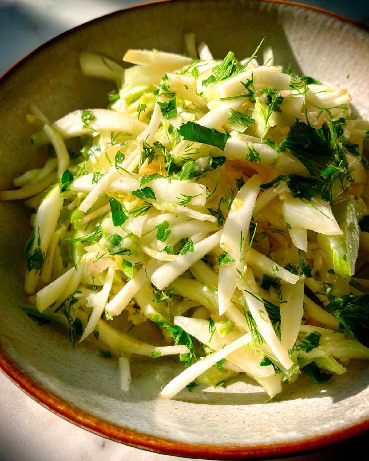 Apple Fennel Slaw - detail 3
