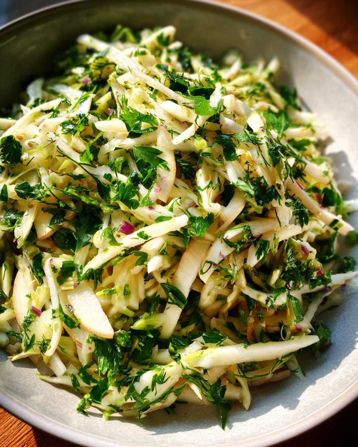 Apple Fennel Slaw - detail 4