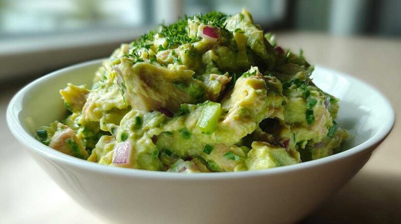 Avocado tuna salad