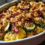 Bacon squash casserole