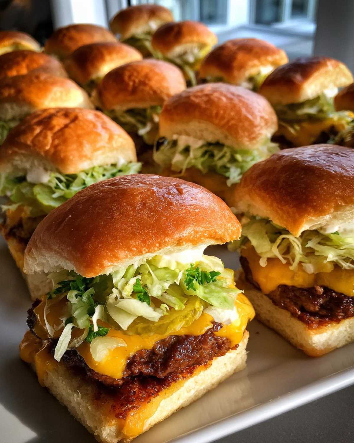 Big Mac Sliders (Party Sandwiches) - detail 1