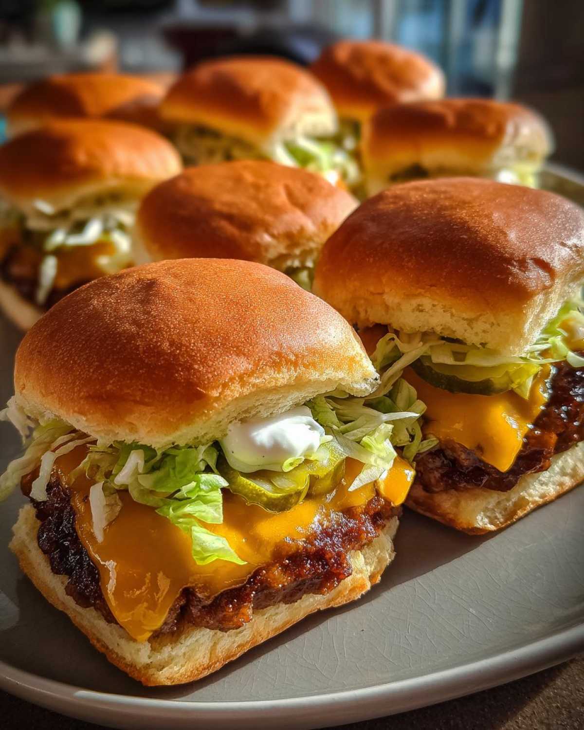 Big Mac Sliders (Party Sandwiches) - detail 2