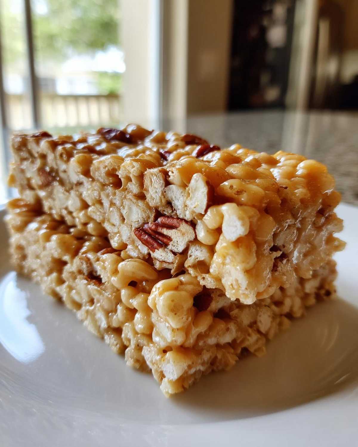 Caramel Pecan Rice Krispies - detail 2