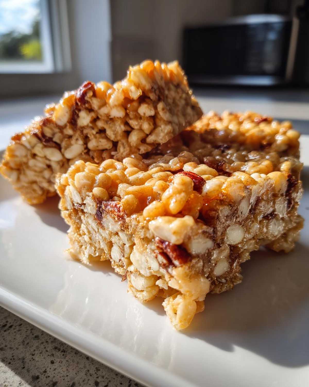 Caramel Pecan Rice Krispies - detail 3