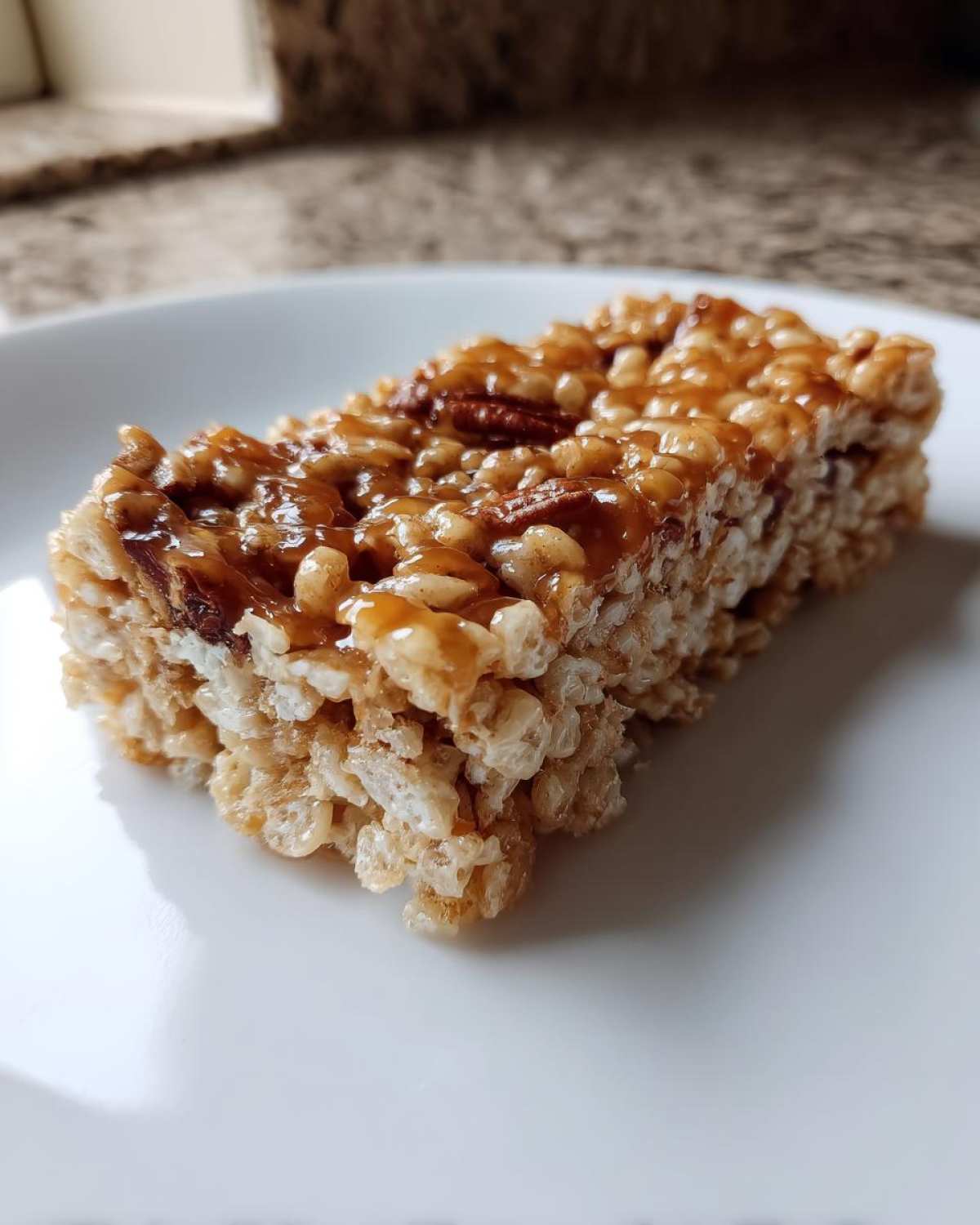 Caramel Pecan Rice Krispies - detail 4
