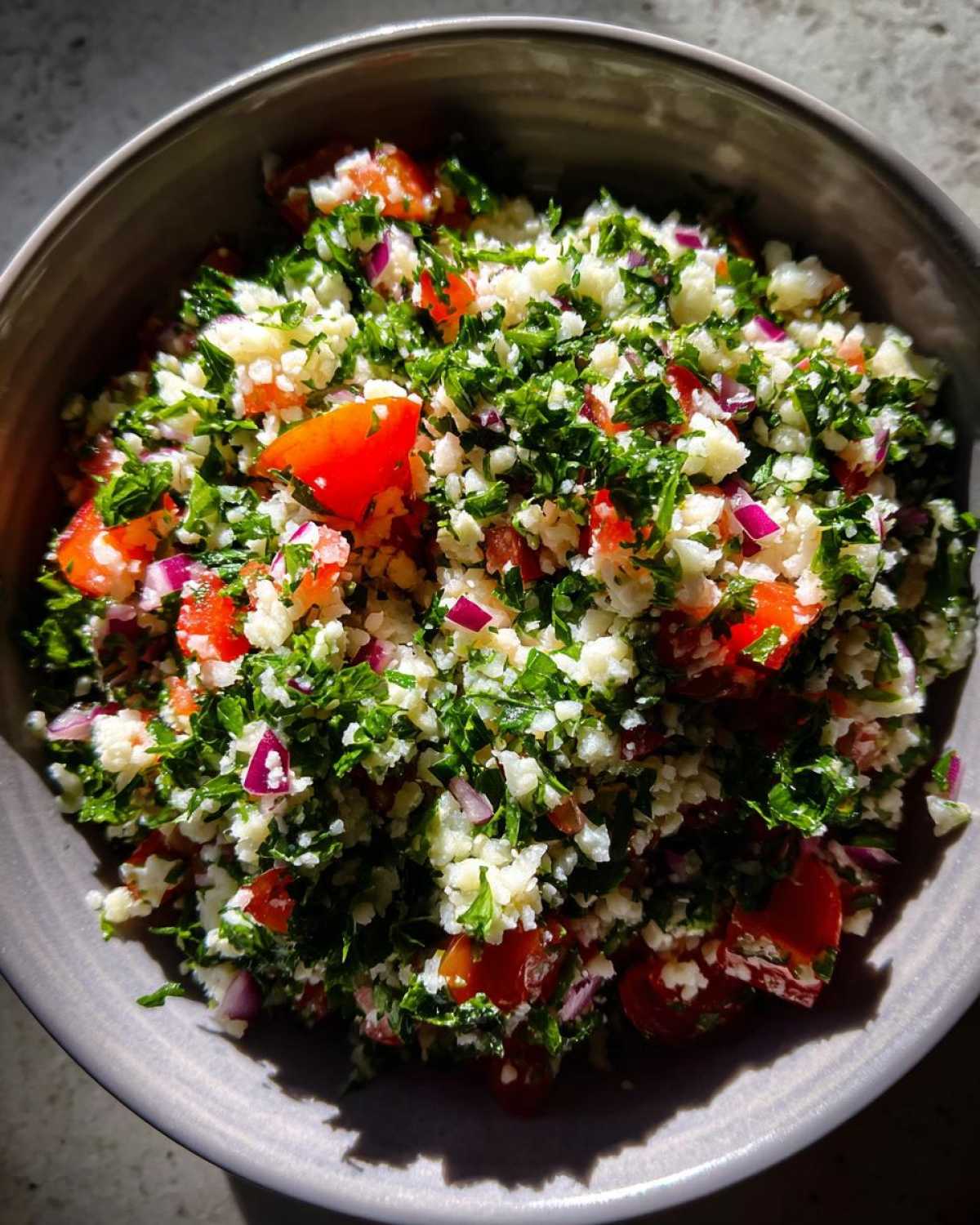 Cauliflower Tabbouleh - detail 2