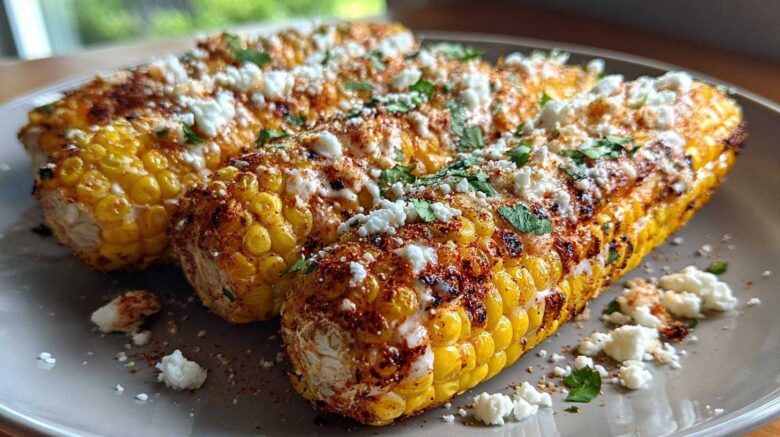 Cheesy street corn
