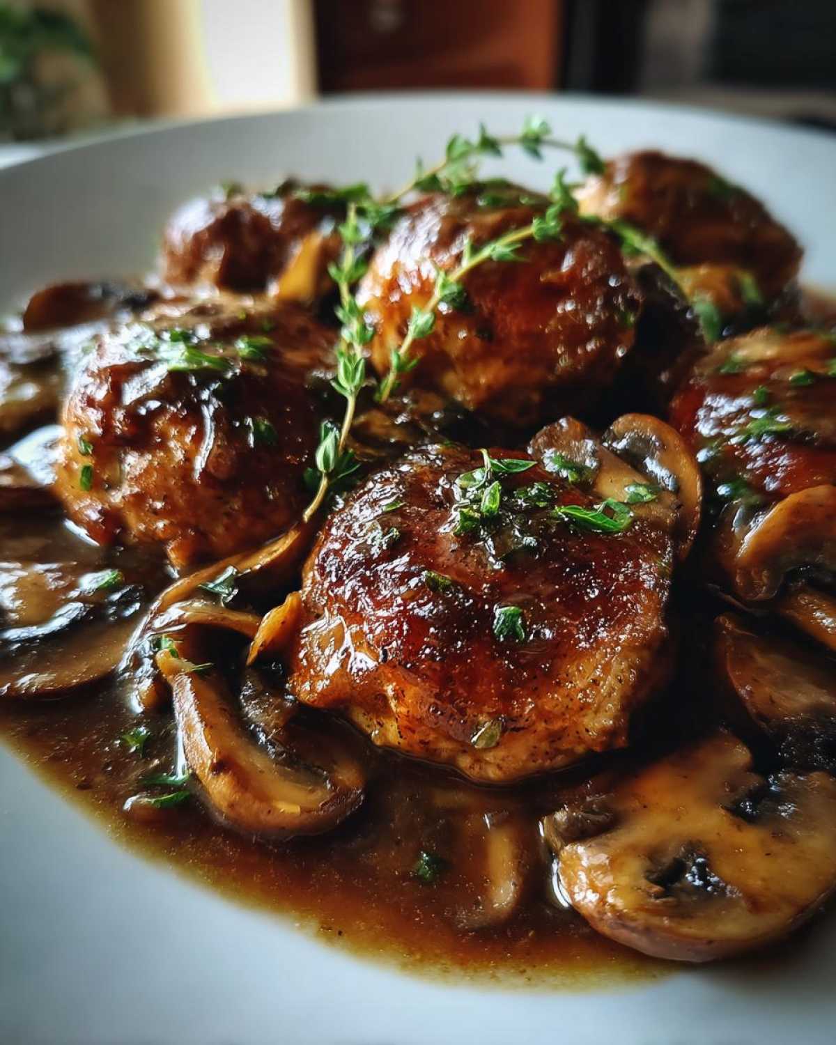 Chicken Marsala Meatballs - detail 1