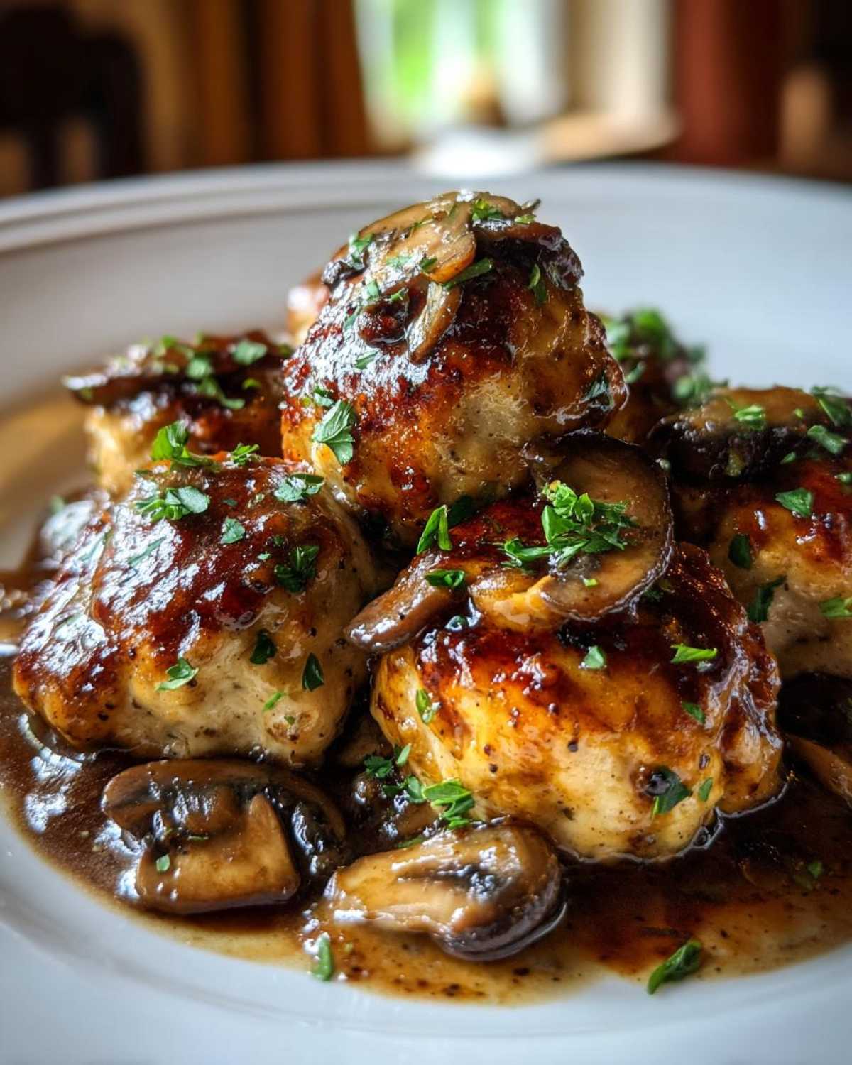 Chicken Marsala Meatballs - detail 4