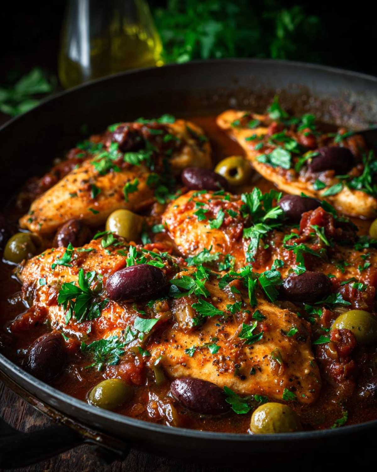 Chicken Puttanesca - detail 1