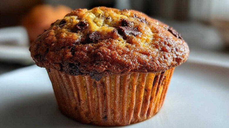 Chocolate chip banana muffins