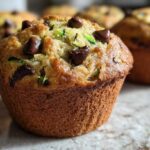 Chocolate chip zucchini muffins