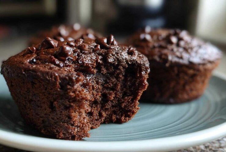 Chocolate protein muffins