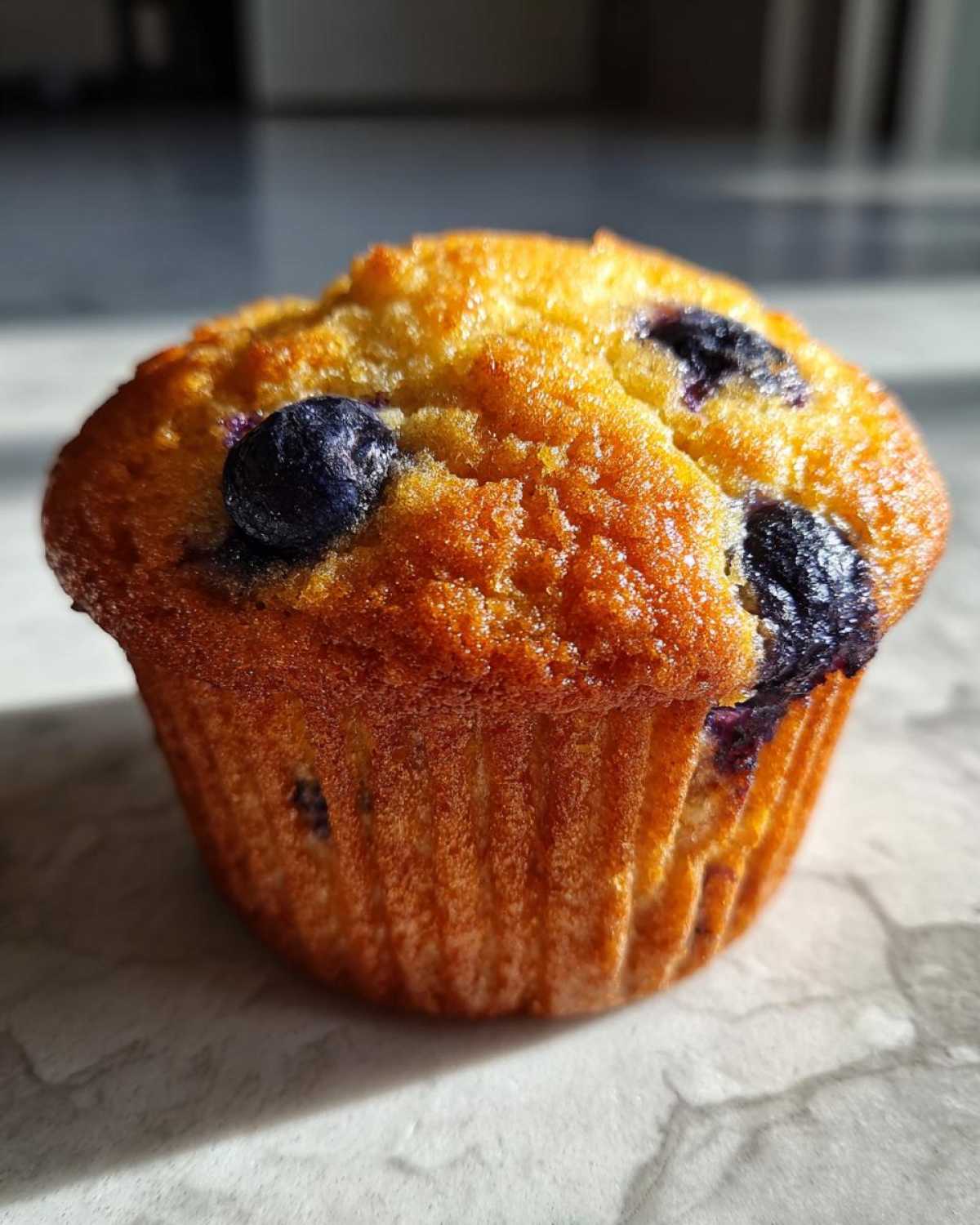 Classic blueberry muffins - detail 1