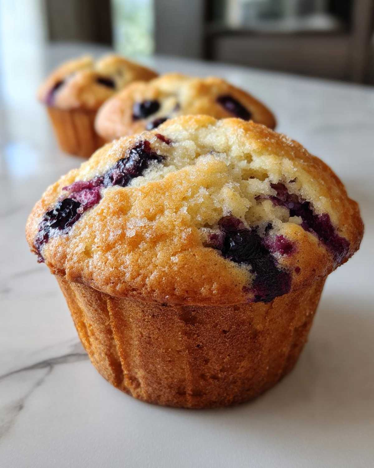 Classic blueberry muffins - detail 3
