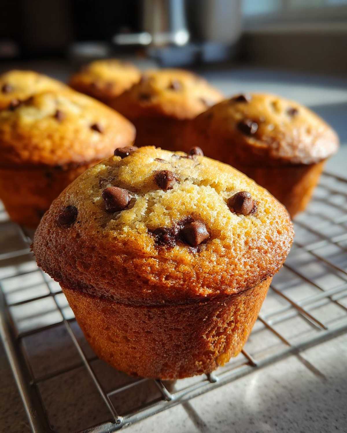 Classic chocolate chip muffins - detail 3