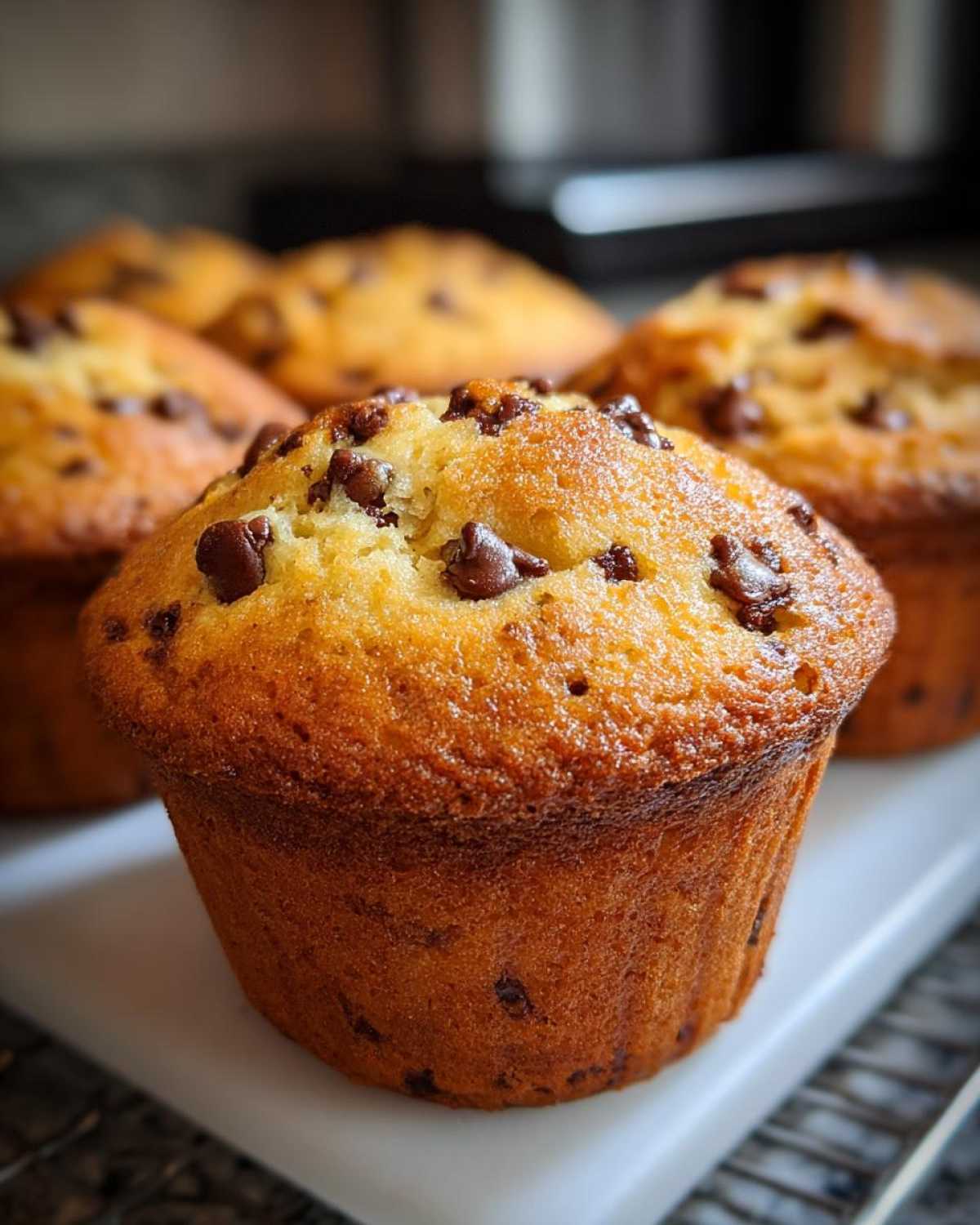 Classic chocolate chip muffins - detail 4