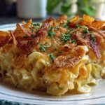 Classic tuna noodle casserole