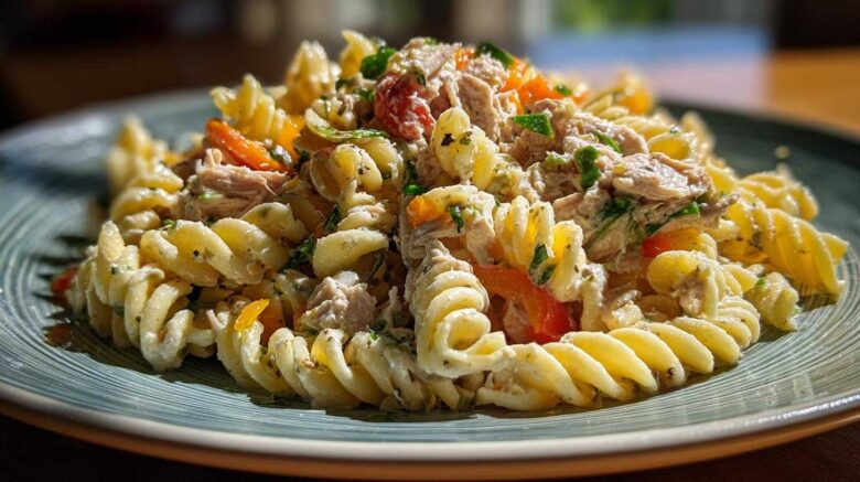 Classic tuna pasta salad
