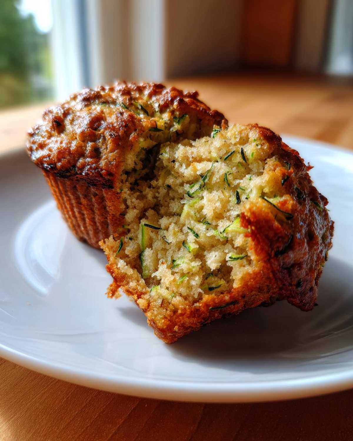 Classic zucchini muffins - detail 3