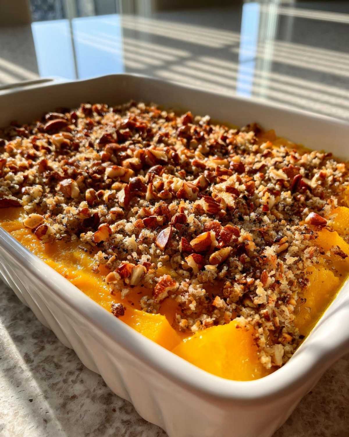 Crunchy topping squash casserole - detail 2