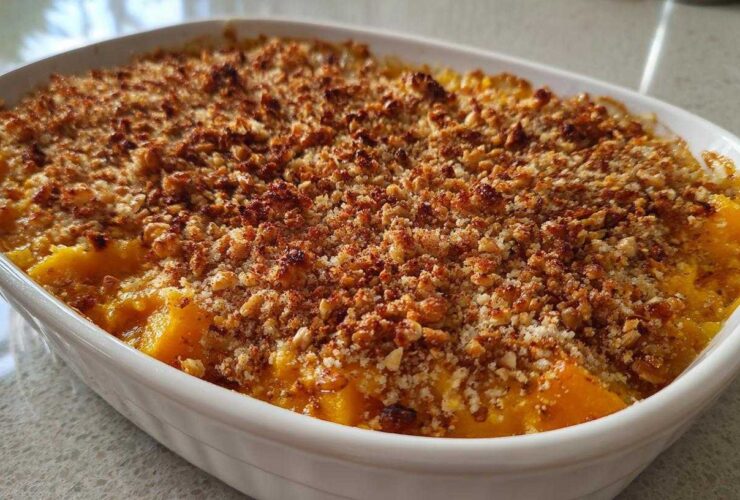 Crunchy topping squash casserole