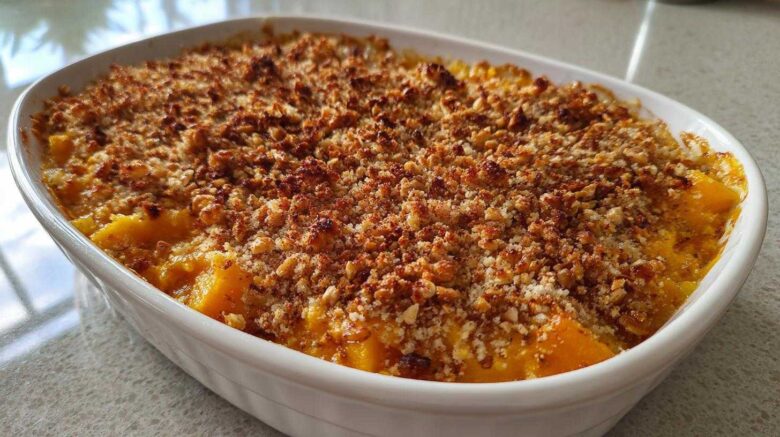 Crunchy topping squash casserole