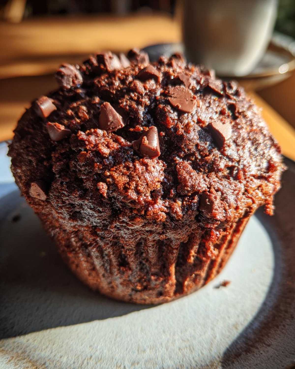 Double chocolate chip muffins - detail 4