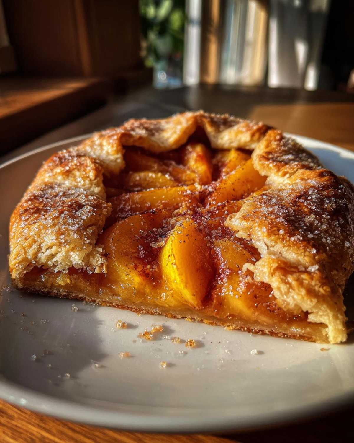 Easy Peach Galette (Free-form Tart) - detail 1