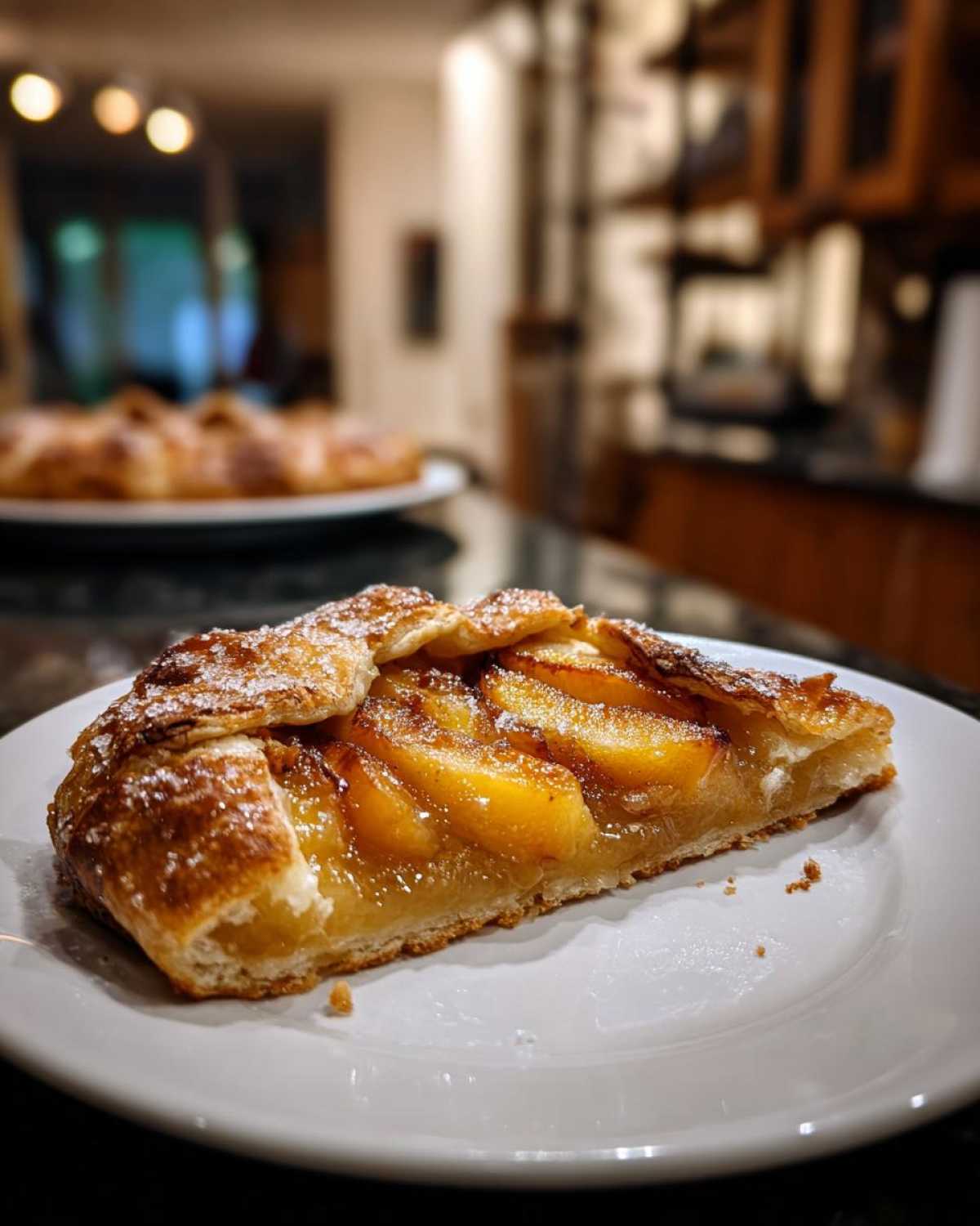Easy Peach Galette (Free-form Tart) - detail 2