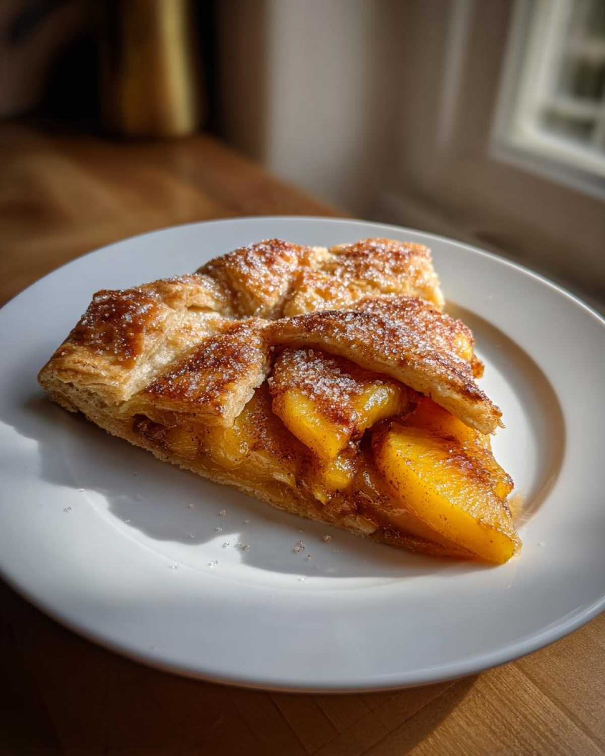 Easy Peach Galette (Free-form Tart) - detail 3