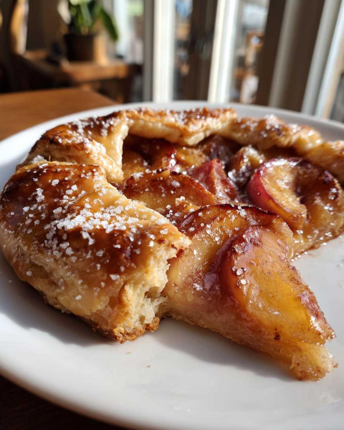 Easy Peach Galette (Free-form Tart) - detail 4