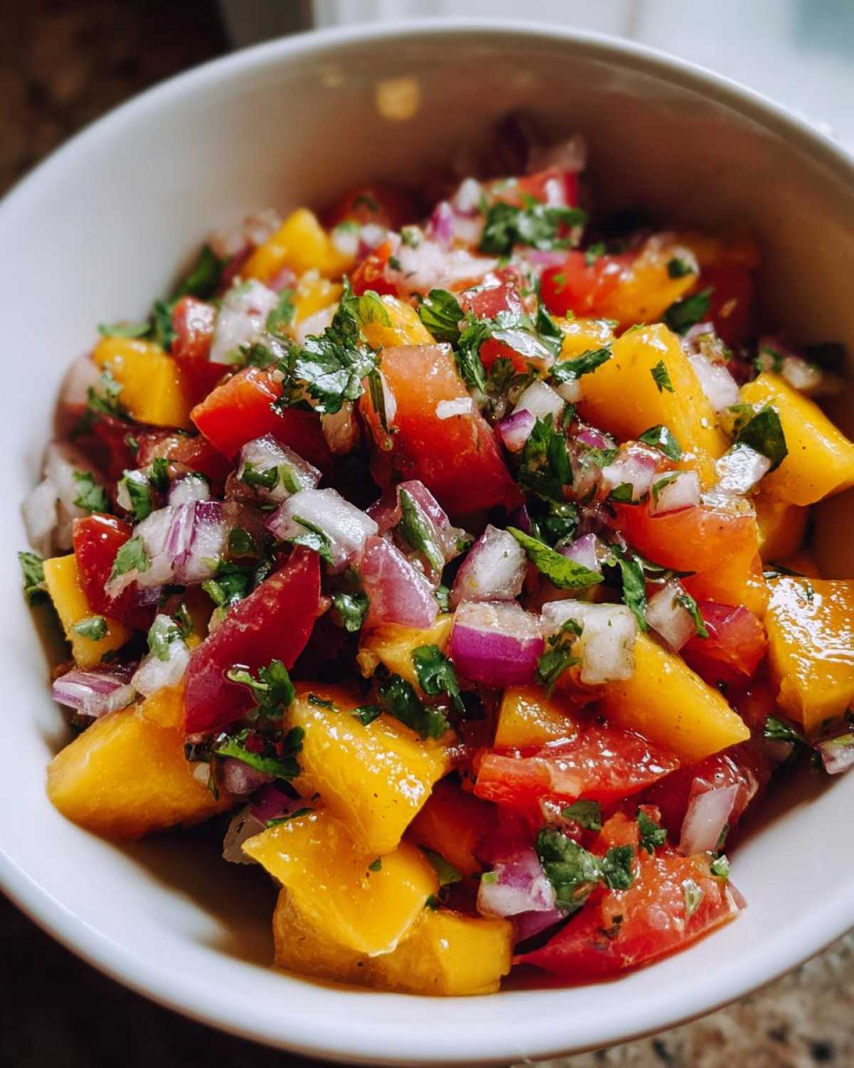 Fresh Peach Salsa for Chips or Grilling - detail 3