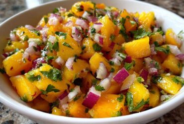 Fresh Peach Salsa for Chips or Grilling