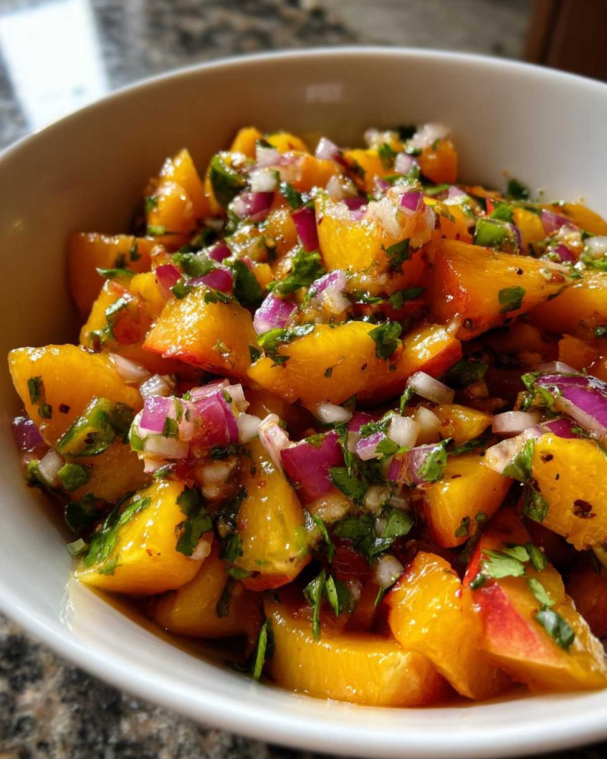 Fresh Peach Salsa for Chips or Grilling - detail 4