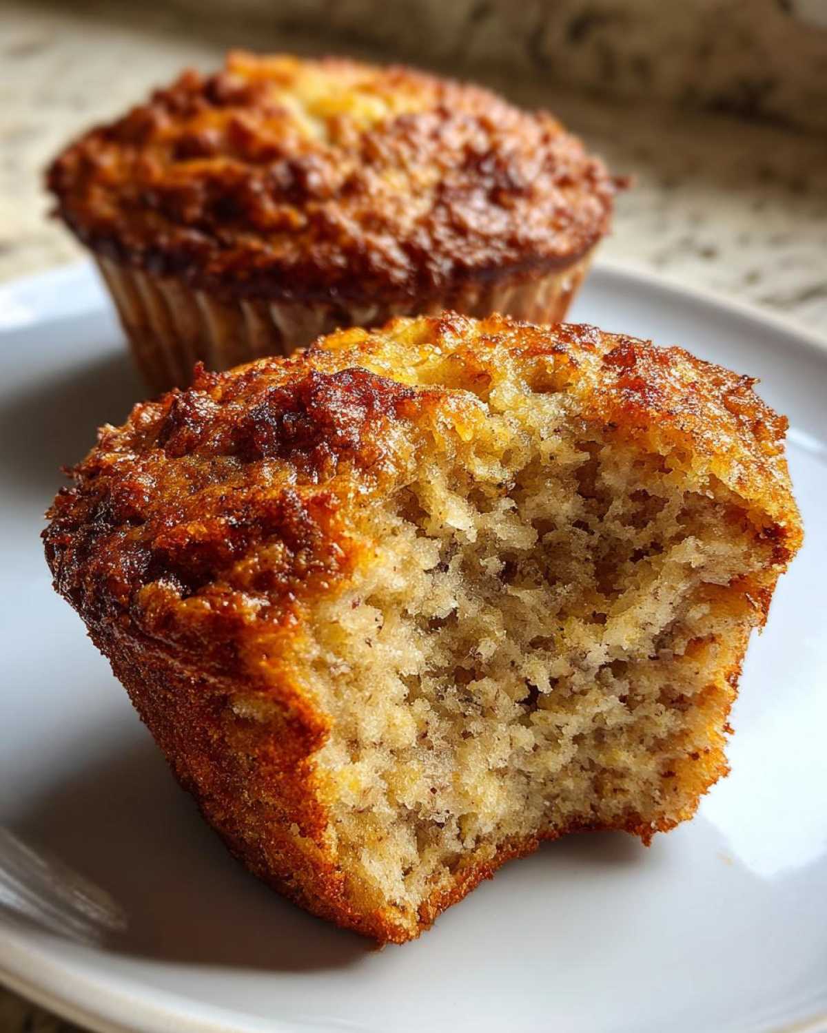 Gluten-free banana muffins - detail 1