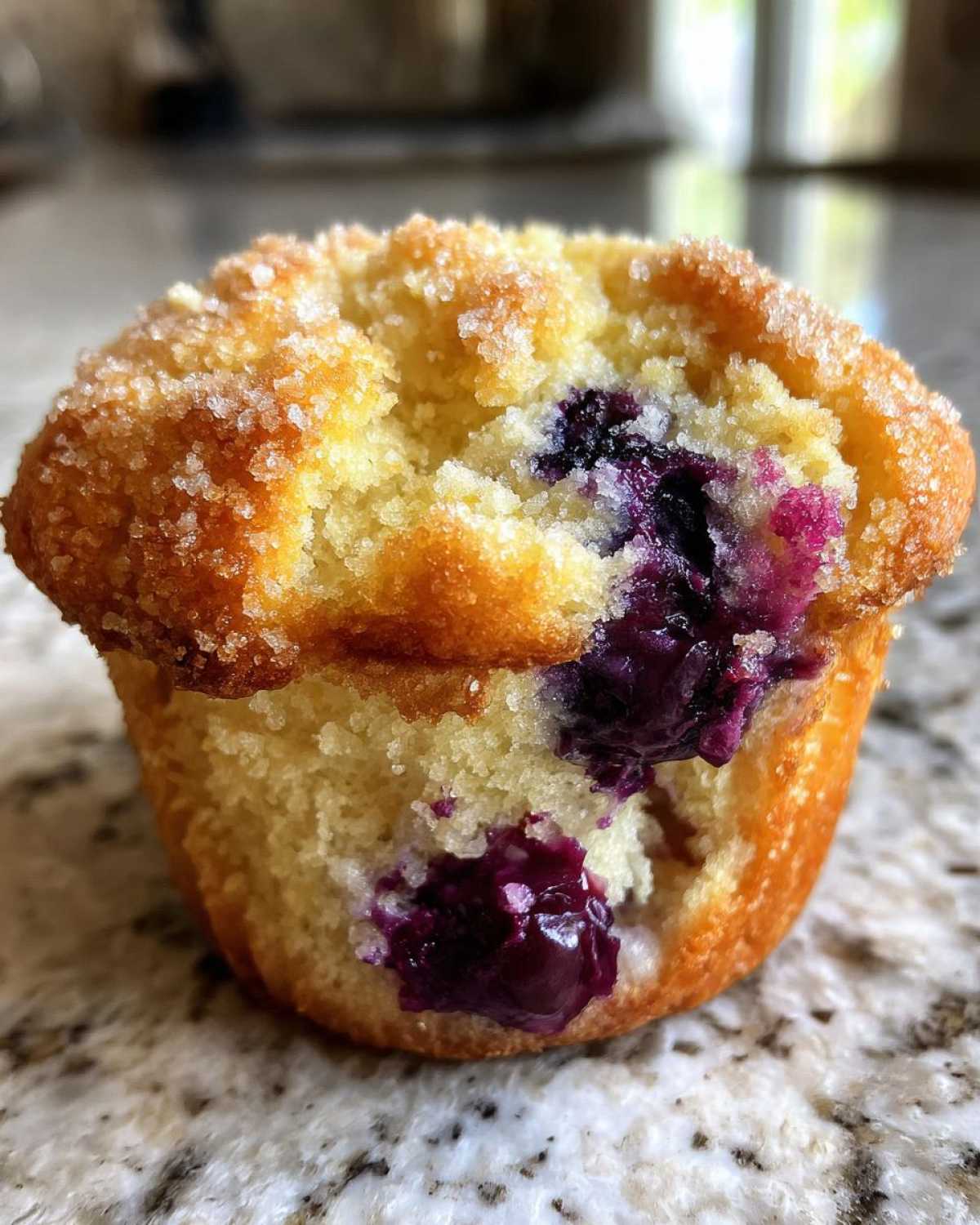 Gluten-free blueberry muffins - detail 1