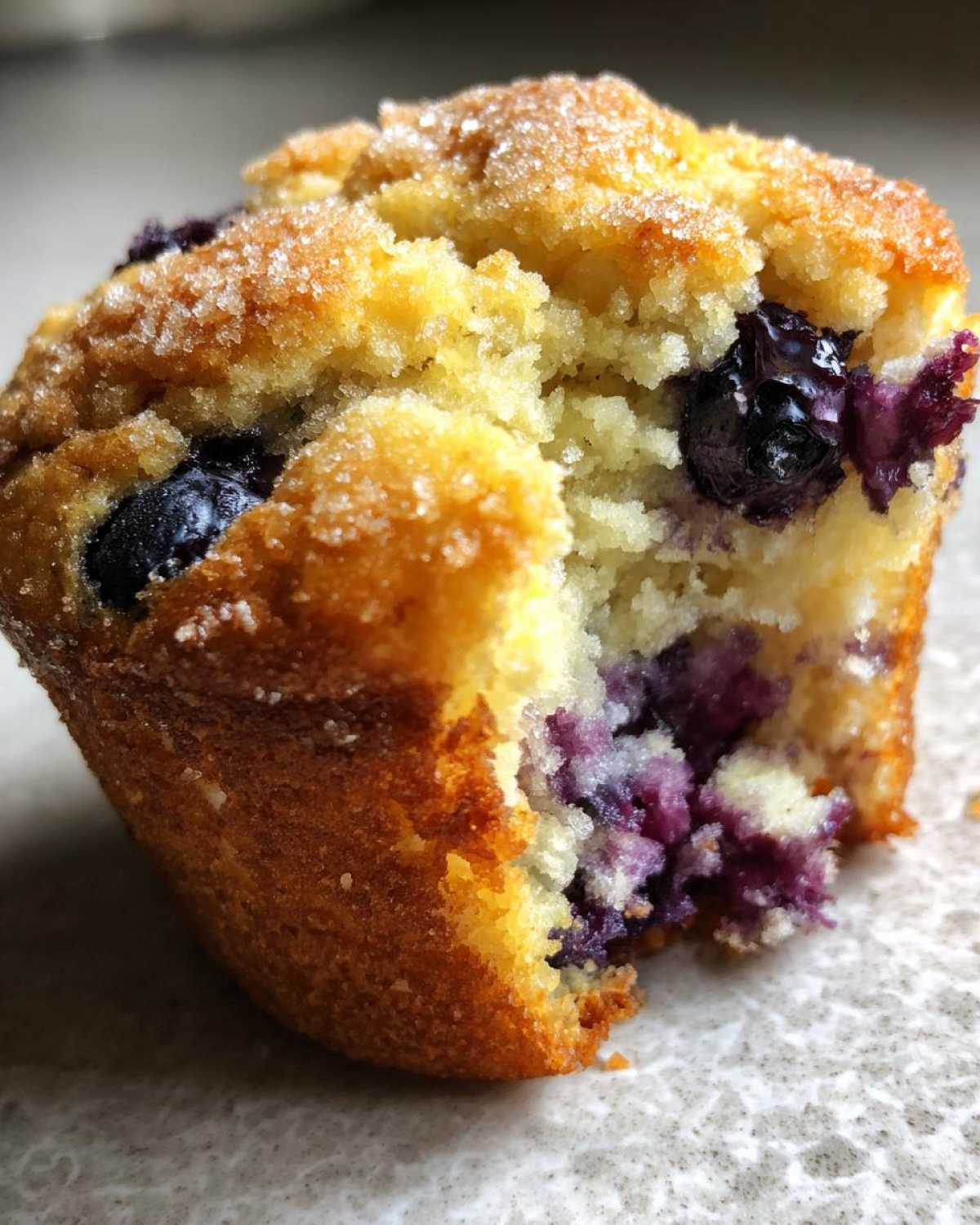Gluten-free blueberry muffins - detail 2