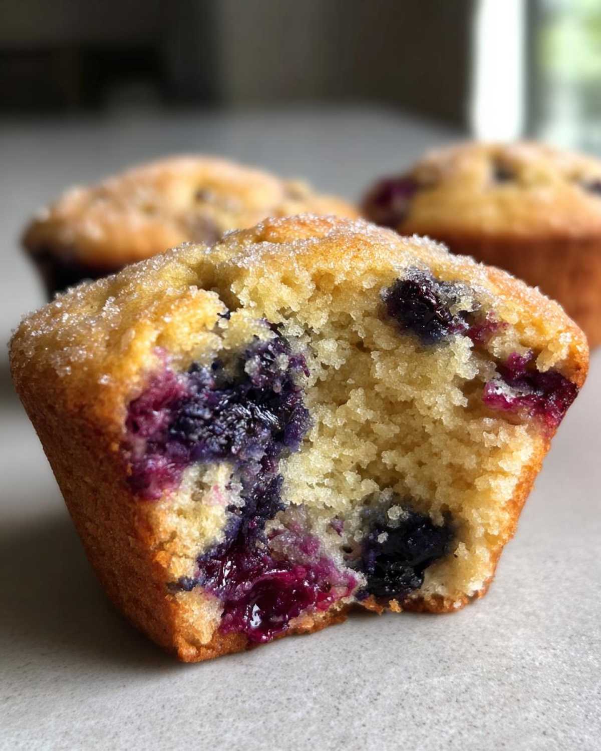 Gluten-free blueberry muffins - detail 4