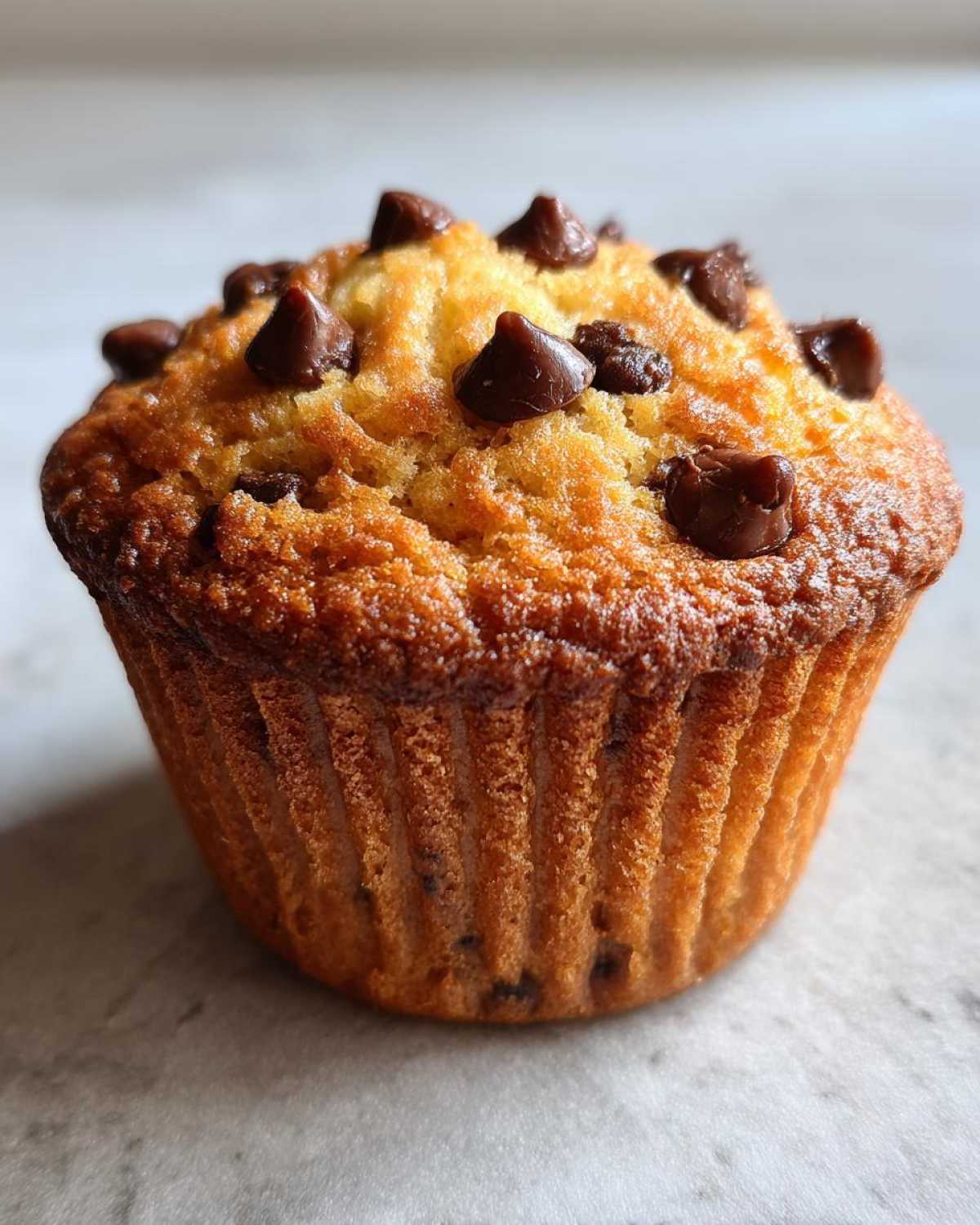 Gluten-free chocolate chip muffins - detail 1