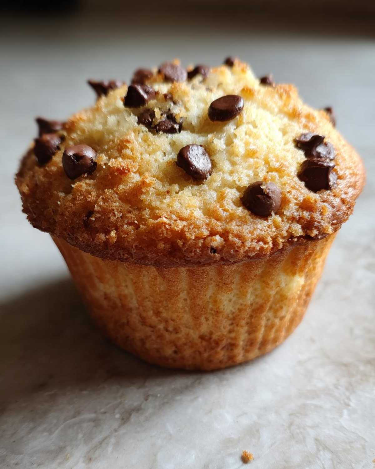 Gluten-free chocolate chip muffins - detail 2
