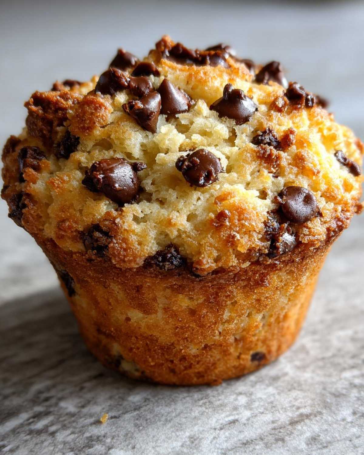 Gluten-free chocolate chip muffins - detail 3