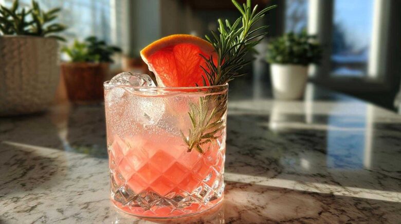 Grapefruit Rosemary Gin & Tonic