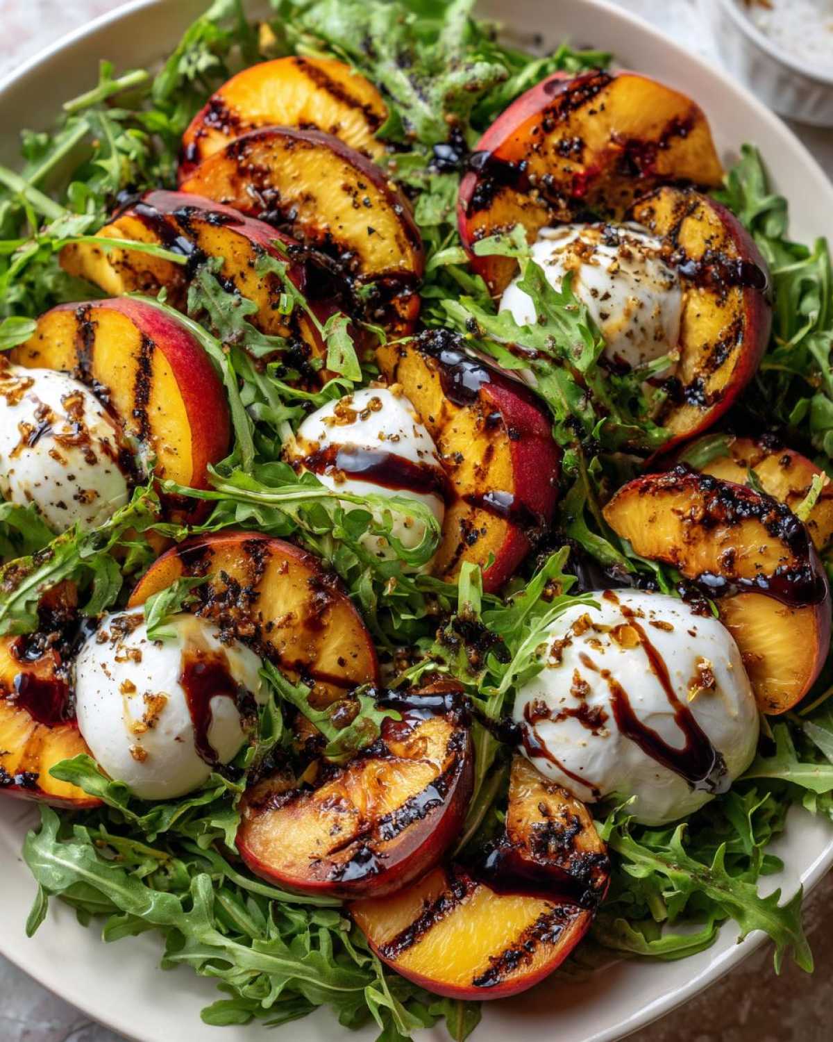 Grilled Peach & Burrata Salad - detail 1