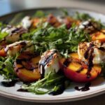 Grilled Peach & Burrata Salad