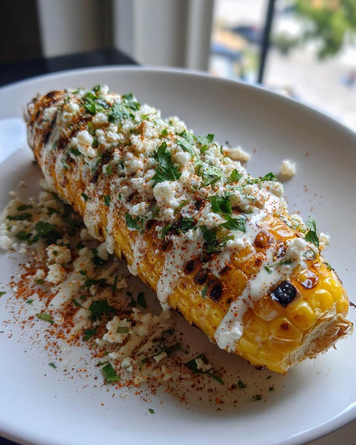 Grilled elote - detail 3