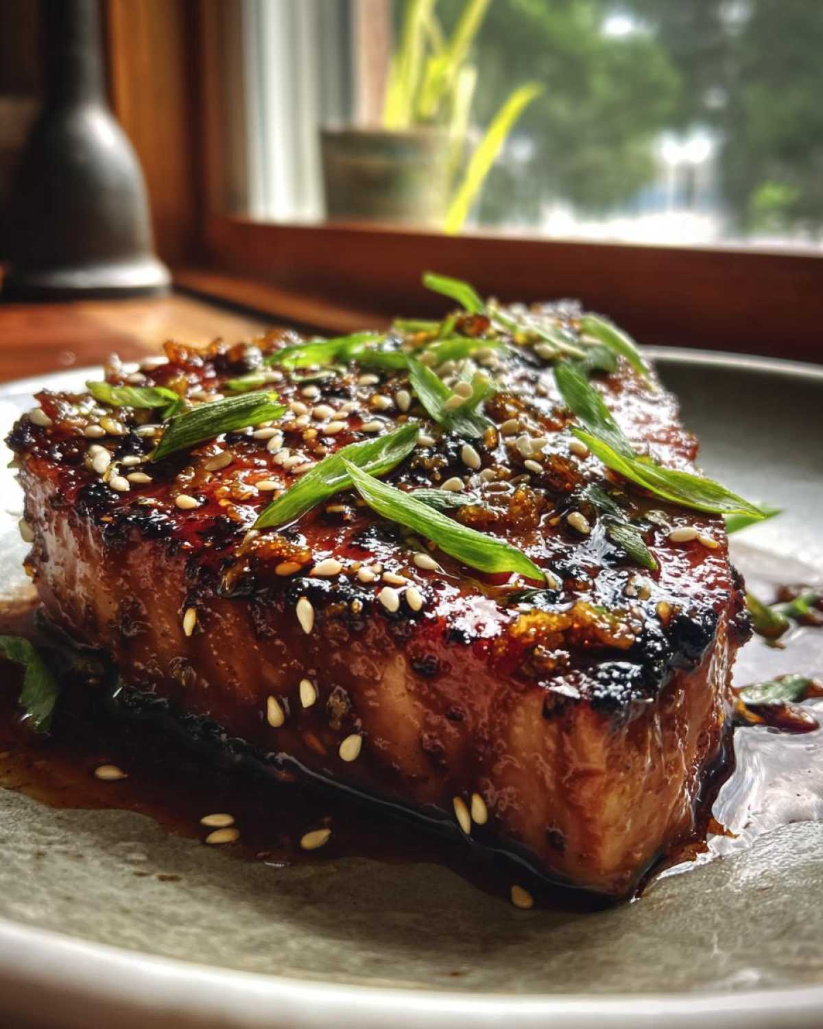 Grilled soy-ginger tuna steak - detail 2