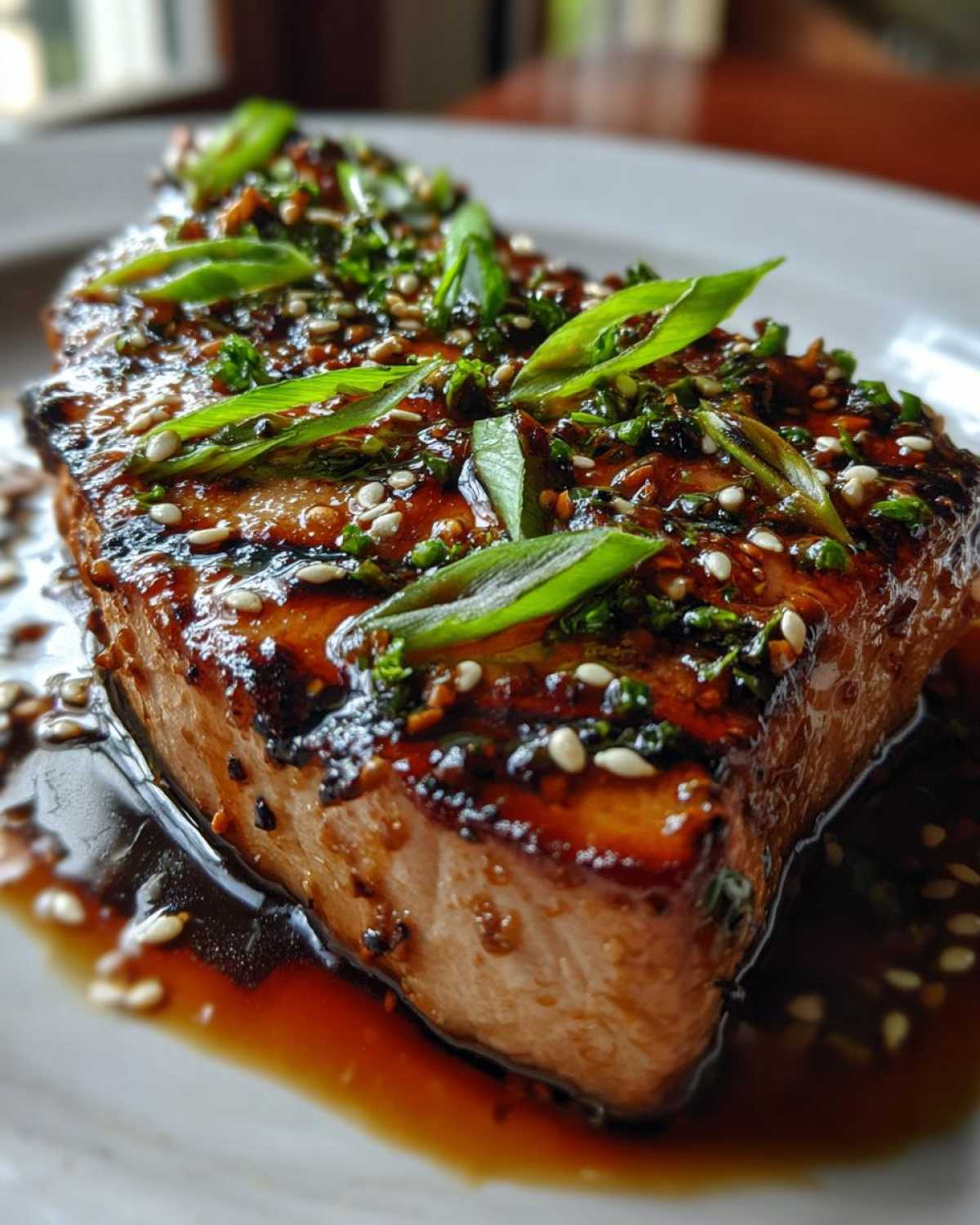 Grilled soy-ginger tuna steak - detail 4